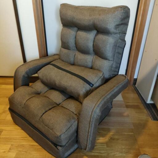 座椅子（ほぼ新品）リクライニング機構あり