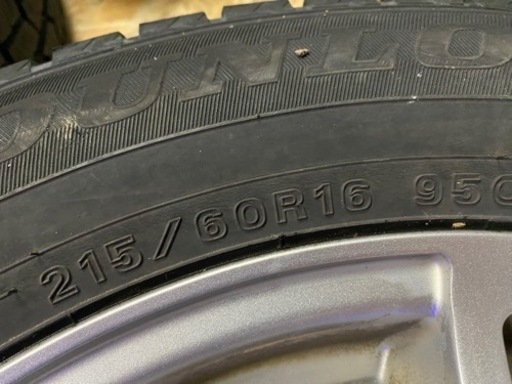 冬タイヤ　ホイール　4本セット　美品