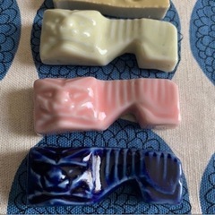 古民家カフェ風　箸置きの画像