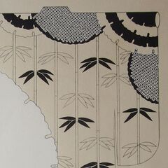京版画 着物図案　雪紋の画像