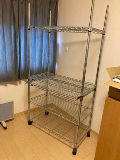 【中古】Luminous SLIM スチールシェルフ160センチ