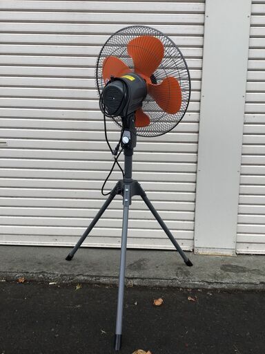 22Y005 ジ  ナカトミ 工場扇 HSE-45 45cm 4枚羽根 業務用扇風機 2021年製 スタンド式 中古