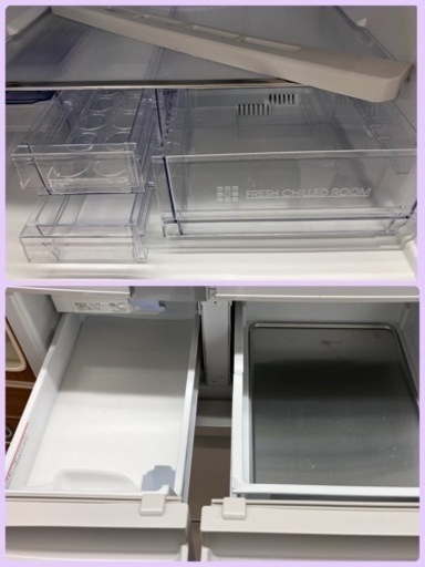 美原店　冷凍冷蔵庫／三菱／475L／2014年製／MR-JX48LX-W1