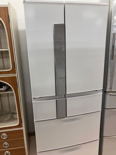 美原店　冷凍冷蔵庫／三菱／475L／2014年製／MR-JX48LX-W1