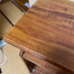 木製棚⭐︎傷あり無料！【取引中】の画像