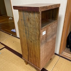 木製棚⭐︎傷あり無料！【取引中】の画像