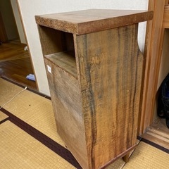 木製棚⭐︎傷あり無料！【取引中】の画像