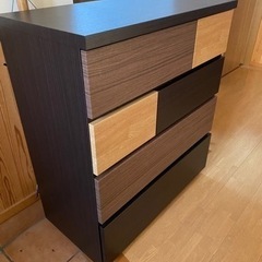 1／4まで ニトリ ローチェスト(カレナ 80LC)