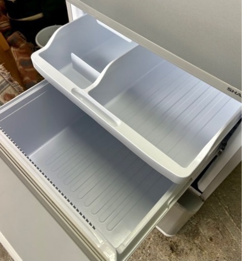 札幌市内配送無料 19年製 SHARP シャープ 350L 3ドア冷蔵庫 SJ-W352E