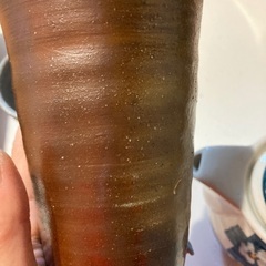 備前焼と焼き物の湯呑み　急須の画像