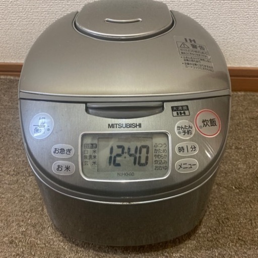 【譲り先決定】MITSUBISHI 炊飯器 5.5号 遠赤厚釜
