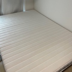 【急募】モダンデコ　ダブルベッド　フレーム・マットレスの画像