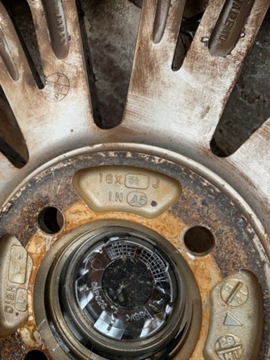 『また値下げしました‼️』中古ホイール【Kranze  MAGISS】16inch×5.5j