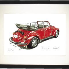 GC-150 ワーゲンビートル 限定版画 直筆サイン有 額装済 ...