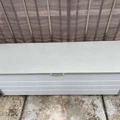 【値下げ】ベンチストッカー 屋外 155cmの画像