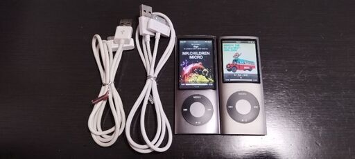 ※売却済み iPod nano 第5世代(16GB) + 第4世代(8GB)[中古]