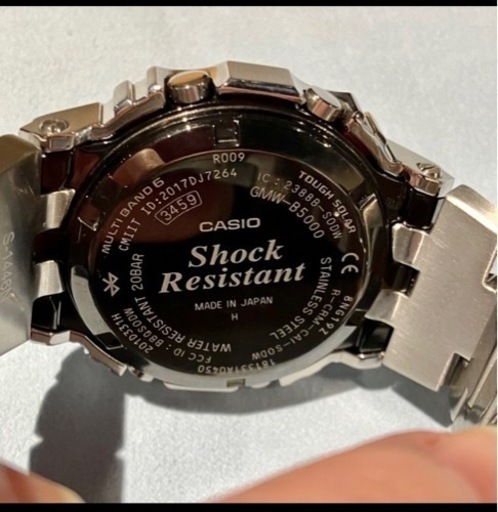 CASIO G-SHOCK GMW-B5000D-1JF フルメタル 電波ソーラー Bluetooth カシオG-SHOCK