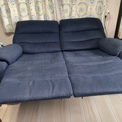 2人用電動布張りリクライニングソファ(Nビリーバ 布NV) ニトリの画像