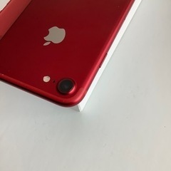 iPhone7 レッド128GB SIM バッテリー100% ロック解除済