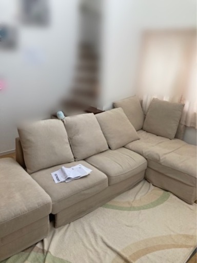 IKEA ソファ　☆受付中☆18日まで  5人座り　2019年3年落ち