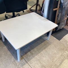 ニトリ ローテーブル ハロー ホワイト カフェテーブル 中古 