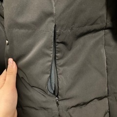 CLOCHE クロシェ レディース ダウン 軽量 軽い 可愛いブラック ファー付きの画像
