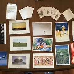 絵葉書とメッセージカード(プチ封筒付き)