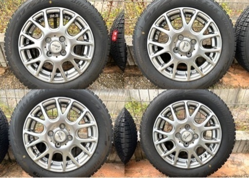 中古スタッドレス 155/65r15  vrx2 4本セット