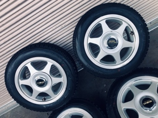 冬タイヤ 155/65R13 便利なマルチホイール付き バリ山バリ溝スタッドレス4本組