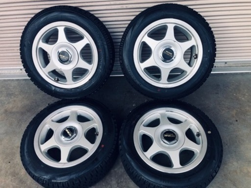 冬タイヤ 155/65R13 便利なマルチホイール付き バリ山バリ溝スタッドレス4本組