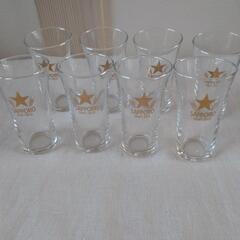 【未使用品】サッポロビールグラス8点             