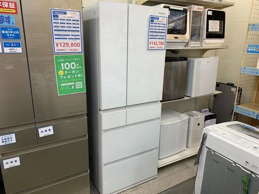 6ドア冷蔵庫　Panasonic(パナソニック）　NR-F557HPX-W