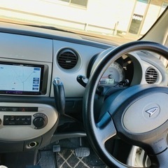 (現在商談中)★ダイハツムーブラテ★ 4WD ホワイトAT ナビ付の画像