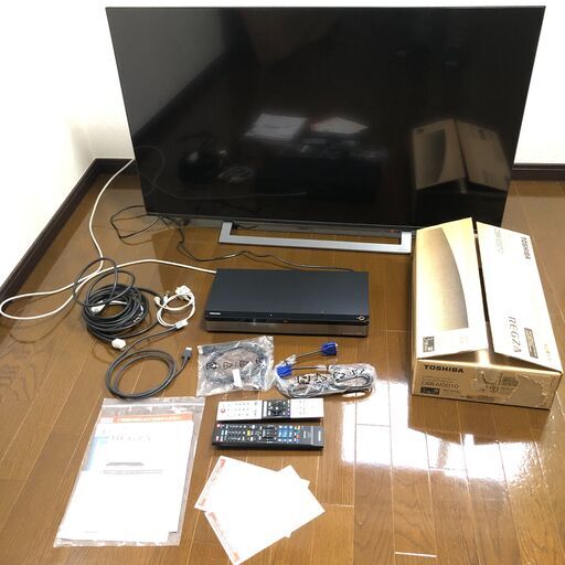 値下げ【美品】TOSHIBA ハイクラス タイムシフトマシン TVレコーダーセット！ 50M530X 50型4Kレグザ ＆ DBR-M3010 3TB HDD&ブルーレイ