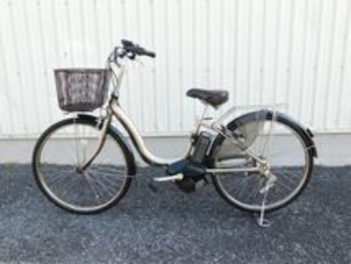 2016年 子供乗せ対応! ヤマハ PAS ナチュラL PA26NL アッシュゴールド 8.7Ah 新品スイッチカバープレゼント 車体&バッテリー極めて良好! 自560