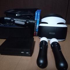 PSVR コントローラー２個　ソフト２本セット　専用ケース付き