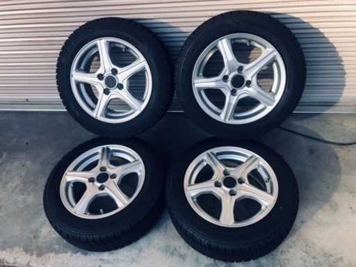 冬タイヤ 165/65R14 軽自動車コンパクトカー用アルミ付きスタッドレス4本組