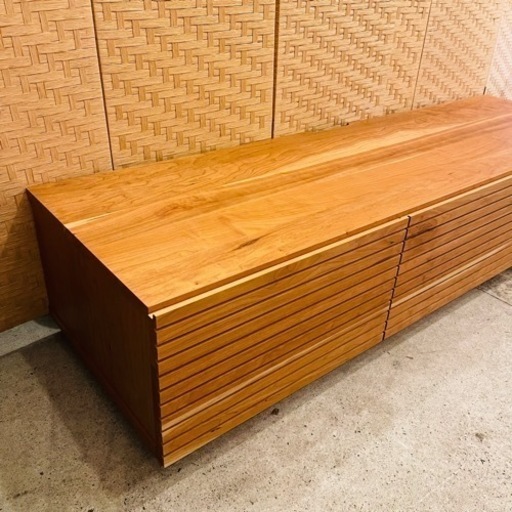 【売約済み】【11万円】 大川家具　風雅　FUUGA FUGA オーク　ホワイトオーク　テレビ台　テレビボード　TV台　TVボード　ロ