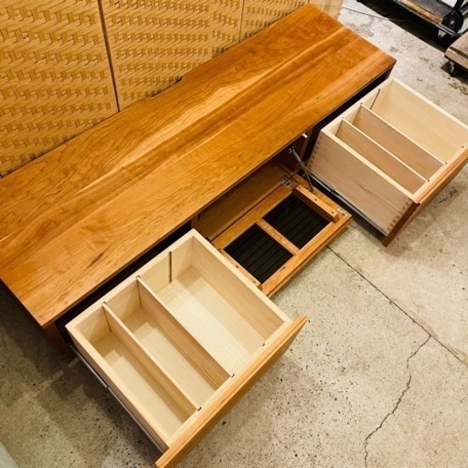 【売約済み】【11万円】 大川家具　風雅　FUUGA FUGA オーク　ホワイトオーク　テレビ台　テレビボード　TV台　TVボード　ロ