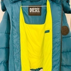 【DIESEL】ディーゼル ダウンジャケット（MEN ：L）青緑...