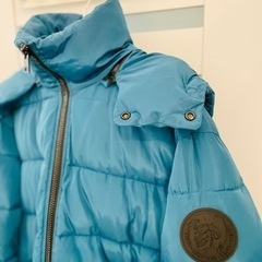 【DIESEL】ディーゼル ダウンジャケット（MEN ：L）青緑/エメラルドの画像