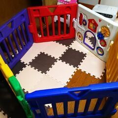 【値下げ】ベビーサークル 日本育児の画像