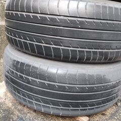 215/55R17ホンダオデッセイアブソルート純正アルミホイール付きタイヤ４本の画像