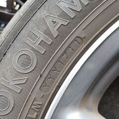 215/55R17ホンダオデッセイアブソルート純正アルミホイール付きタイヤ４本の画像