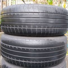 215/55R17ホンダオデッセイアブソルート純正アルミホイール付きタイヤ４本の画像