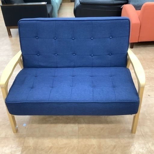 【トレファク摂津店】2人掛けソファー、ネイビーが入荷致しました！！