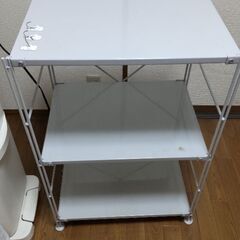 (おゆずり先ほぼ確定)ステンレス棚(無印良品)、おゆずりします