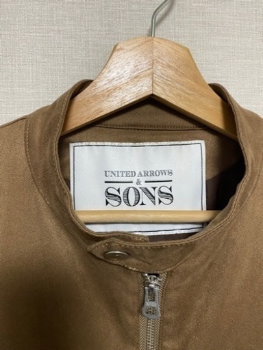 ユナイテッドアローズ　SONS ライダースジャケット　定価42000円