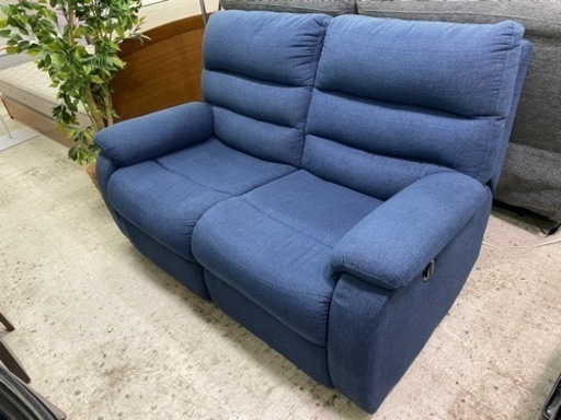 【愛品館 江戸川店】ニトリ 電動２Pソファ ID：156-018785-007
