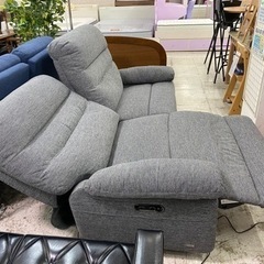 【愛品館 江戸川店】筑波産商 電動２Pワイドソファ ID：156-018785-007の画像